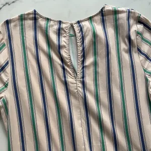 English Factory cotton Striped Asymmetric Midi Dress Sz Medium coastal preppy thumbnail 6