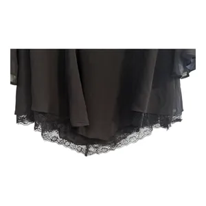 Free People Black Lace Baby Doll Flowy Boho Blouse /// Size XS thumbnail 4