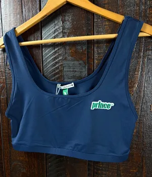 ZARA x Prince Blue Crop Top NWT LARGE thumbnail 1