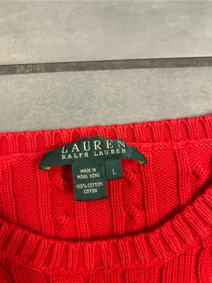 Ralph Lauren Cable-knit Sweater | Red thumbnail 3