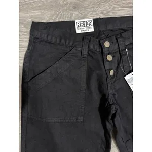 New J Galt Brandy Melville M Black Skinny Combat Pants Low Rise‎ Cargo Punk Y2K thumbnail 12