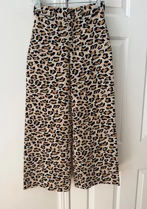 Anthropologie Maeve The Ettie Knit High-Rise Crop Wide-Leg Pants, Size 25 thumbnail 6
