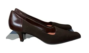 Circa Joan & David Heels Womens 8M Espresso Brown Nadia CJD Pump thumbnail 1