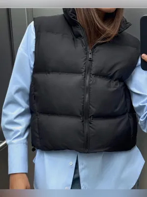 Zara Water Repellent Windproof Puffer Vest (Size S) thumbnail 2