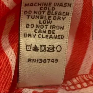 NWT Neiman Marcus Red White Abstract Stripe V-Neck Mini Dress | Size L thumbnail 13