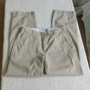 Gap Flat Front Bootcut Low Rise Khakis Y2K - Sz 4 thumbnail 1