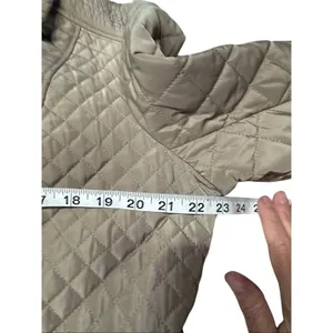 Liz Claiborne Womans quilted Jacket Tan Sz XL NWOT thumbnail 5
