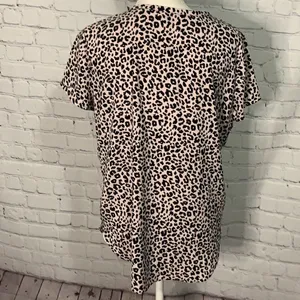 EUC Ann Taylor Cheetah Print Blouse - Size Med thumbnail 3