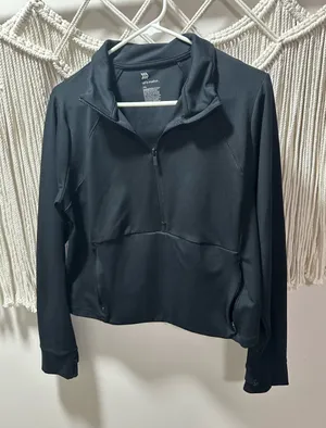 all in motion Black Half-Zip Athletic Pullover thumbnail 1