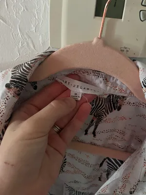 Ladies zebra casual shirt thumbnail 2