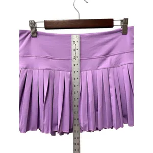 GOLD HINGE XL Purple Pleated Tennis Golf Skirt Built In Spandex Shorts Athletic thumbnail 5