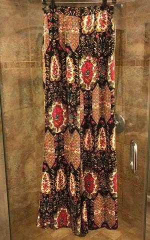 NWOT Show Me Your Mumu Patterned Wide Leg Pants thumbnail 1