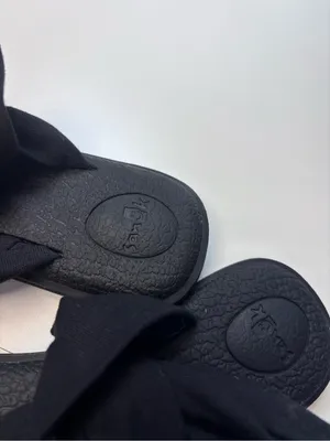 Sanuk Sling Yoga Sandals with Black Fabric Straps LIKE NEW Women’s SZ 8 thumbnail 9