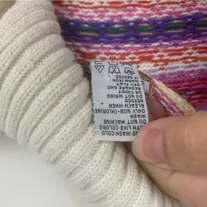 Heirloom collectibles size large fair isle multicolor full zip sweater nordic thumbnail 11