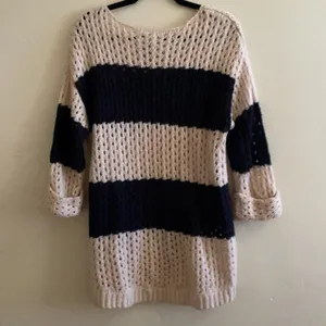 Cozy preppy striped sweater Blue Size L thumbnail 6