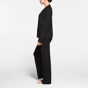 Skims Soft Lounge Rib Sleep Set, Brand New, Black, Size X-Small, $128 thumbnail 3