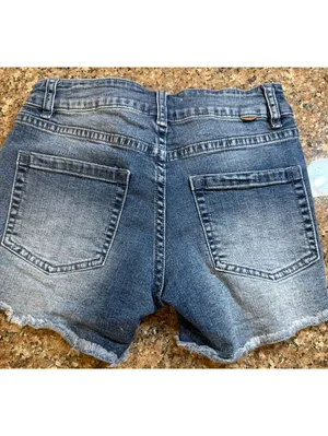 O'Neill Women's Denim Shorts Size 24 Distressed Frayed Hem thumbnail 2