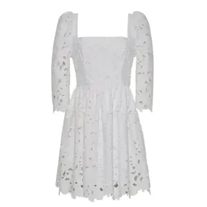 Cara Cara NWT Hart Eyelet Dress Cotton Square Neck‎ Mini Dress Brodererie Size 4 thumbnail 8