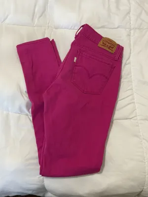Pink Levi’s 710 Skinny Jeans, Size 28 thumbnail 2