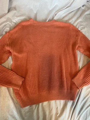 Sonoma coral knit sweater thumbnail 5