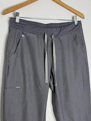 FIGS Zamora Jogger Scrub Pants Gray Size Medium Technical Collection thumbnail 3