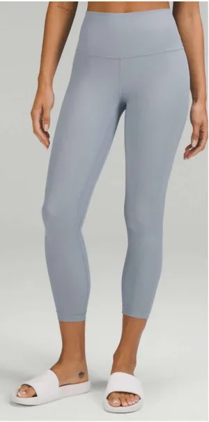 Lululemon align ribbed high rise leggings chambray blue 4 thumbnail 1