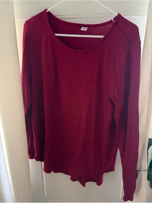 Old Navy Red Blouse Size L thumbnail 1