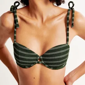 {Abercrombie & Fitch} Brand New Tie-Strap Underwire Bikini Top thumbnail 1