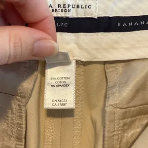 Banana Republic Harrison Cotton Mid-Rise Woven Career Dress Pant Trouser, 10 thumbnail 8