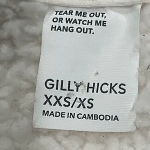 Gilly Hicks White Oversized Sherpa Hoodie Women’s XXS/XS thumbnail 2
