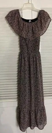 Live 4 Truth Floral off the shoulder peasant dress thumbnail 1