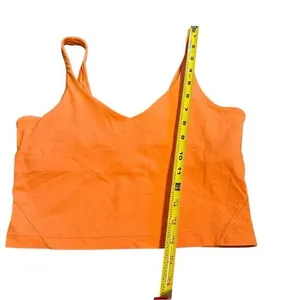 Lululemon Womens 8 Align Tank Orange Soda Fitted Crop Basic‎ Trendy Athletic thumbnail 10