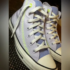 Converse Chuck Taylor All Star Vapor High Top Lavender Green A06010C Size 8 thumbnail 5