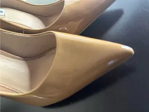 Steve Madden Vala Camel Patent Pointed-Toe Pumps thumbnail 4