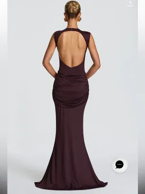 Babyboo Lorenza Maxi Dress in Plum Size XXL New thumbnail 2
