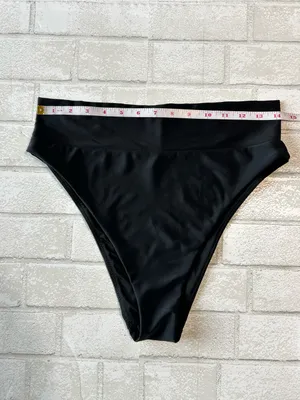Aerie Black Women's High-Waist Bikini Set pool Beach Vacation thumbnail 6