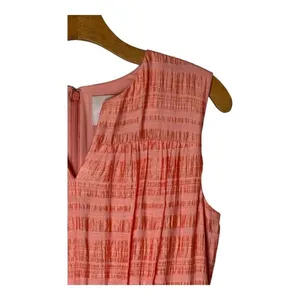 Gal Meets Glam Dress Women 6 Peach Coral Sleeveless Fiona‎ Tiered Maxi Boho thumbnail 8