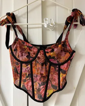 shein bae corset tank top thumbnail 1