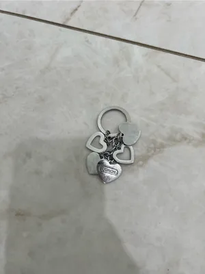Coach Vintage Y2K Heart Charms Keychain thumbnail 2