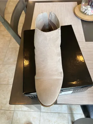 DV by Dolce Vita Light Beige Suede Chelsea Booties thumbnail 8