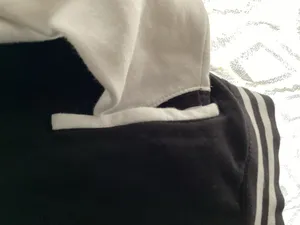 ALL WE DO Varsity Jacket Black White Size M thumbnail 2