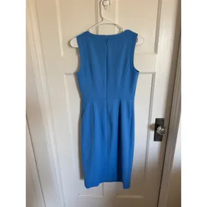 J.Crew Blue Sheath dress in four-season‎ stretch size 2 thumbnail 2
