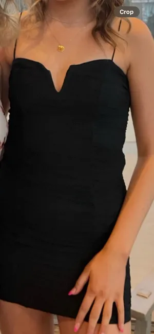 Princess Polly Black Mini Dress thumbnail 4