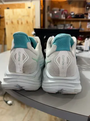 Hoka One Women's Clifton 10 White Running Sneakers Size 11 B thumbnail 3
