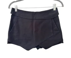 ARITZIA Talulah‎ Asymmetric Skort Black 00 thumbnail 1