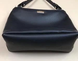 Esprit VTG Y2K Faux Leather Vegan Small Black Carry Hand Bag thumbnail 5