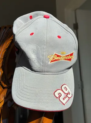 Chase Authentics Kevin Harvick #29 Budweiser NASCAR Cap thumbnail 1