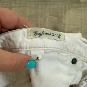 Ralph Lauren White Frayed Jean Shorts vintage‎ thumbnail 3