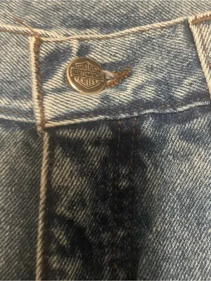 Harley Davidson ClassicJeans Women’s Size 8R Hi-Rise Medium Washed Denim Biker thumbnail 6