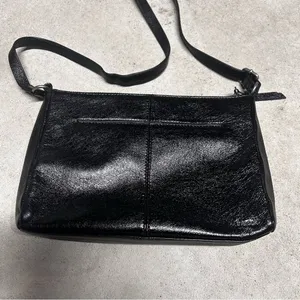 The Sak Ventura Small 100% Leather Crossbody Black Onyx Leaf Floral Printed thumbnail 3